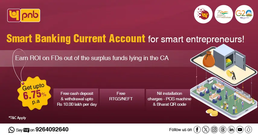 Latest Schemes Smart banking current Account