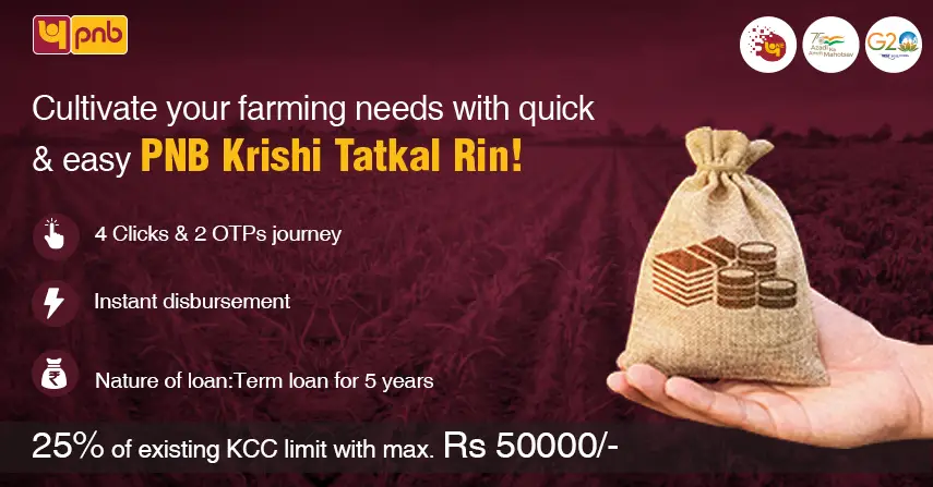 Cultivate your farming needs with quick & easy PNB Krishi Tatkal Rin