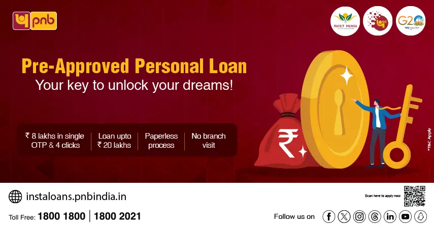 Latest Schemes Pre-Approved Personal Loan