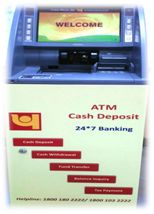 PNB Cash Acceptor cum ATM